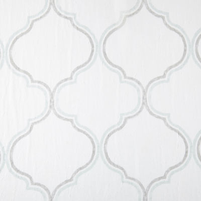 Home Expressions Crushed Voile Rod Pocket Sheer Single Curtain Panel
