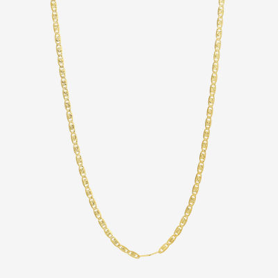 Made in Italy 10K Gold 16 Inch Solid Valentino Chain Necklace