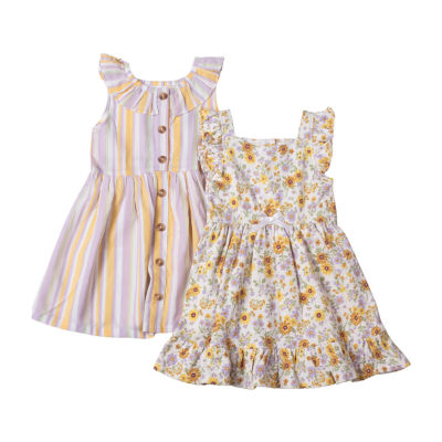 Little Lass Toddler Girls 2-pc. Sleeveless A-Line Dress