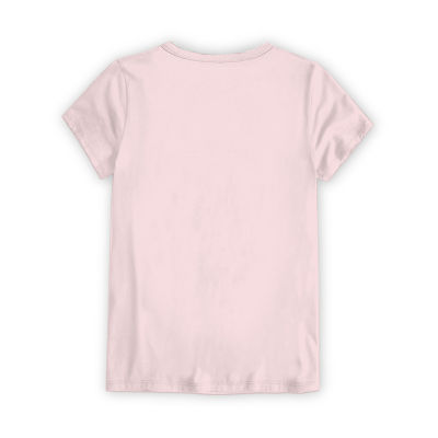 Little & Big Girls Round Neck Short Sleeve Spongebob Graphic T-Shirt