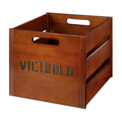 Victrola Wooden Vinyl Record crate