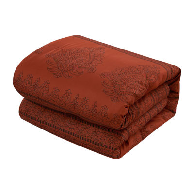 Stratford Park Linati 7-pc. Damask + Scroll Midweight Comforter Set