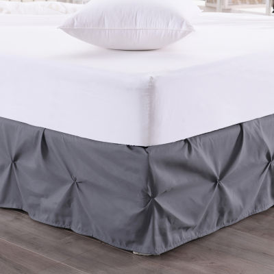Sweet Home Collection Hudson Pintuck 14" Wrinkle Resistant Bed Skirt