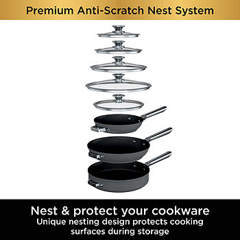 Foodi NeverStick 10 pc Black Cookware Set by Ninja at Fleet Farm