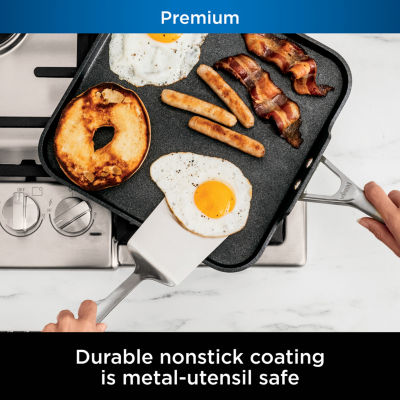 Ninja Neverstick Stainless Steel 11" Griddle