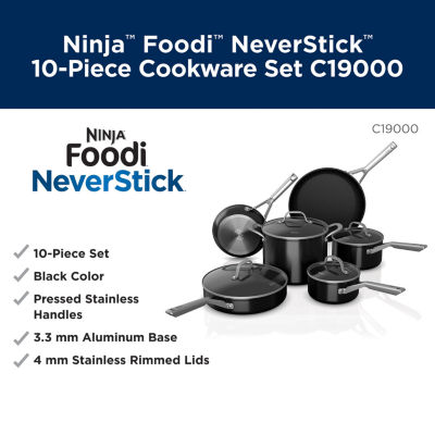 Ninja Foodi Neverstick 10-pc. Cookware Set