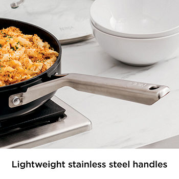 Ninja Foodi NeverStick Stainless Steel Oven Safe 10.25 and 12 Fry