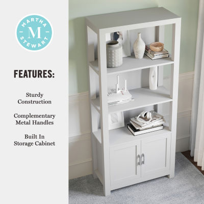 Martha Stewart Hutton 4-Shelf Bookcases