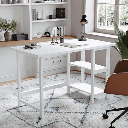 Martha Stewart Beckett Desk, One Size, White