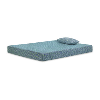 Sierra Sleep by Ashley® iKidz Blue Mattress a Box with Pillow