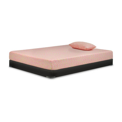 Sierra Sleep by Ashley® iKidz Pink Mattress a Box with Pillow