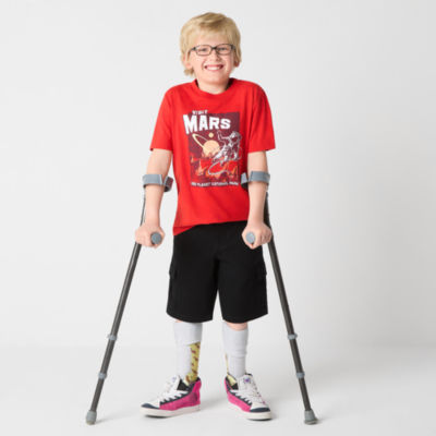 Thereabouts Little & Big Boys Adaptive Stretch Fabric Adjustable Waist Cargo Short