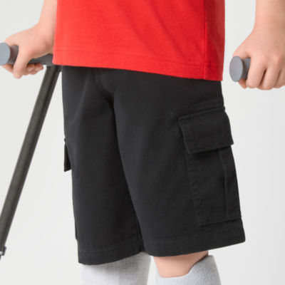 Thereabouts Little & Big Boys Adaptive Stretch Fabric Adjustable Waist Cargo Short