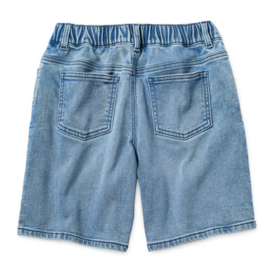 Thereabouts Little & Big Boys Stretch Fabric Adjustable Waist Pull-On Denim Short