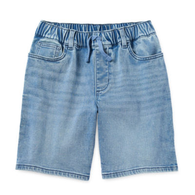 Thereabouts Little & Big Boys Stretch Fabric Adjustable Waist Pull-On Denim Short