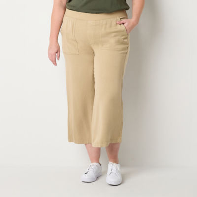 St. John's Bay Wide Leg High Rise Plus Capris