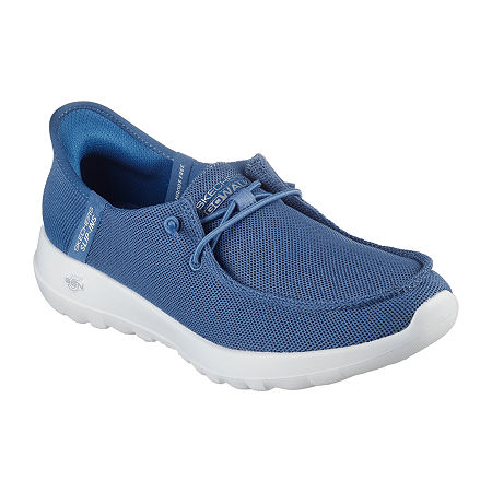 Skechers Hands Free Slip-Ins Go Walk Joy Idalis Womens Slip-On Walking Shoes, 8 Medium, Blue