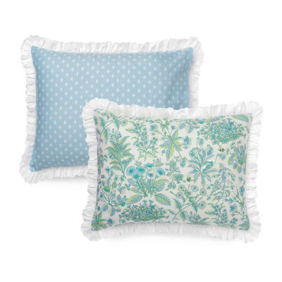 Martha Stewart Marguerite 3-pc. Floral Midweight Reversible Comforter Set