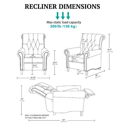Madison Park Jetta Recliner