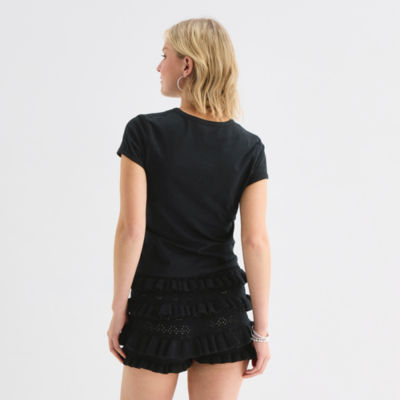 Forever 21 Womens Juniors Short Sleeve Graphic T-Shirt