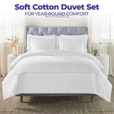 SUPERIOR® Riverton Cotton Embroidered Traditional Duvet Cover