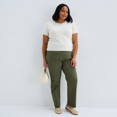 Liz Claiborne Lisa Womens Pull-On Pant