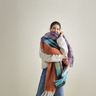 St. John's Bay Plaid Scarf