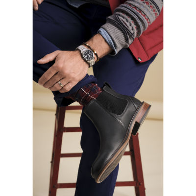 St. John's Bay Mens Rutland Flat Heel Chelsea Boots