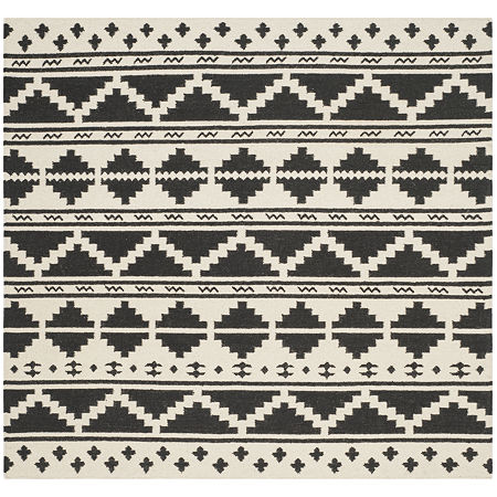 Safavieh Taryn Hand Woven Flat Weave Area Rug, One Size, Black