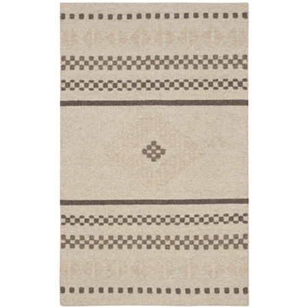 Safavieh Tyson Hand Woven Flat Weave Area Rug, One Size, White