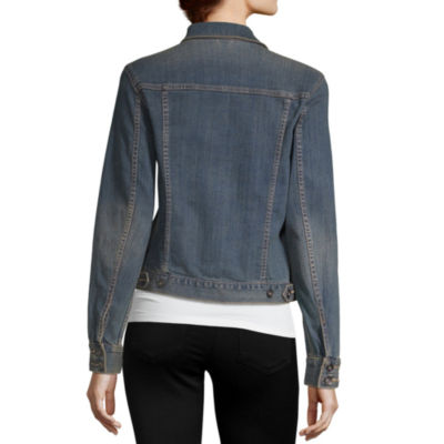 Liz Claiborne Denim Jacket Lightweight Womens