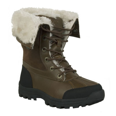 Lugz Womens Tambora Water Resistant Flat Heel Winter Boots JCPenney