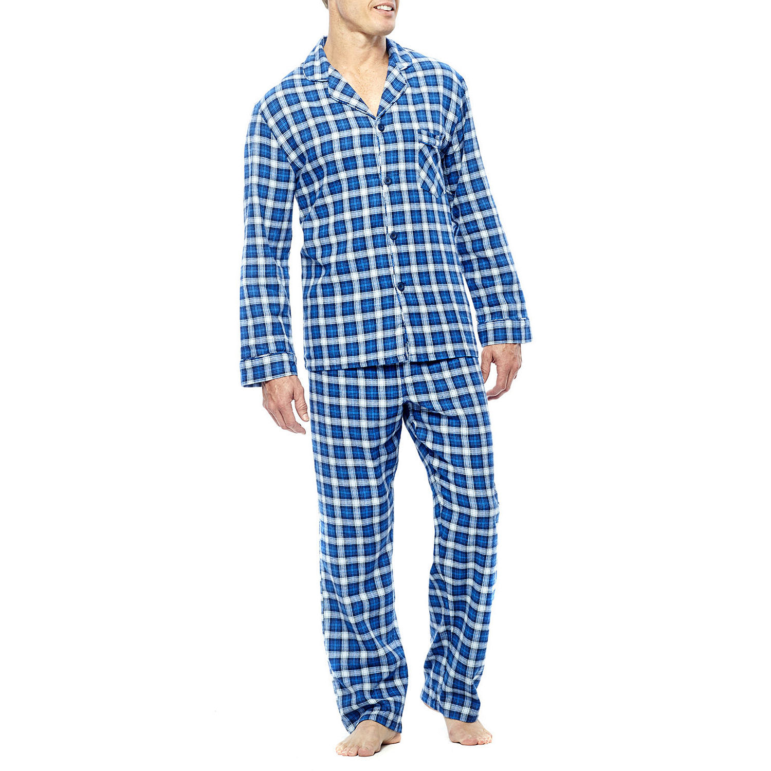 Hanes® Flannel Pajama Set-JCPenney