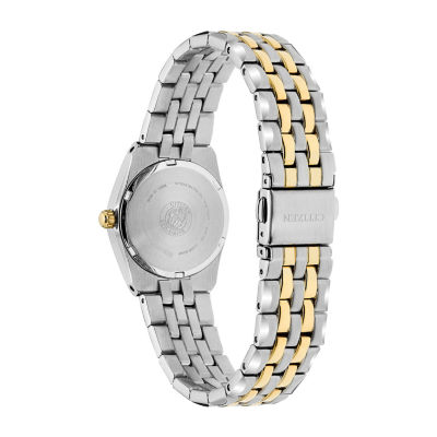 Citizen Corso Womens Two Tone Stainless Steel Bracelet Watch Ew2294-53l