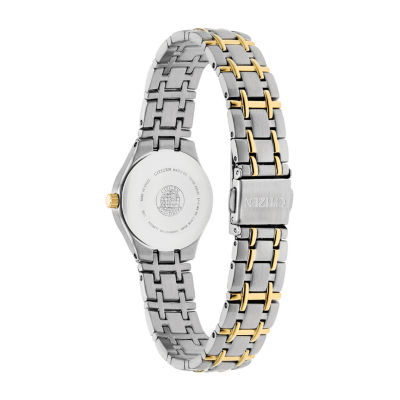 Citizen Corso Womens Two Tone Stainless Steel Bracelet Watch Ew1264-50a