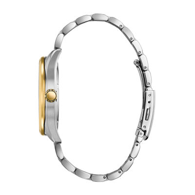 Citizen Corso Mens Diamond Accent Two Tone Stainless Steel Bracelet Watch Bm7258-54h