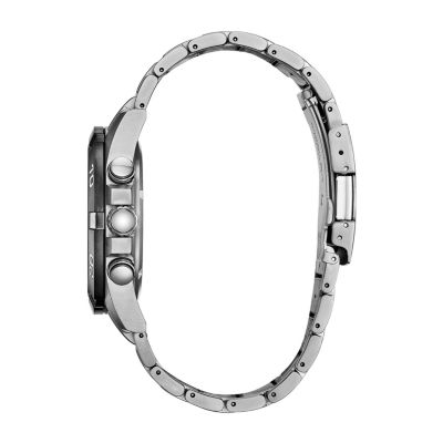 Citizen Brycen Mens Chronograph Silver Tone Bracelet Watch Bl5558-58l