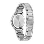 Citizen Quartz Womens Crystal Accent Silver Tone Stainless Steel Bracelet Watch El3090-81x