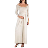 White Mark Maternity Short Sleeve Maxi Dress - JCPenney