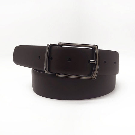 J. Ferrar Shanghai Reversible Mens Belt, Xl (42-44), Black