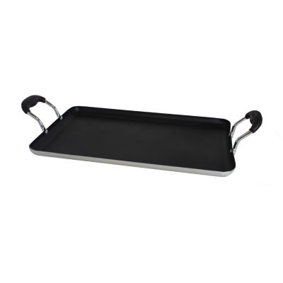 IMUSA 17X10" Double Burner Griddle, Color Black JCPenney