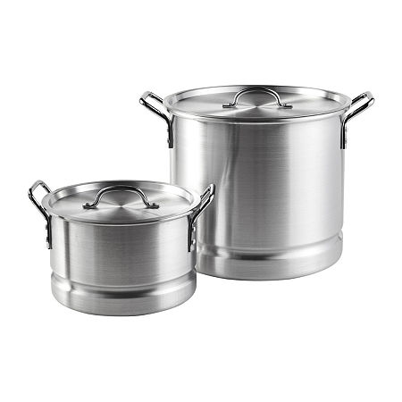 IMUSA 2-pc. Aluminum Steamer Set With Lids, One Size, Silver