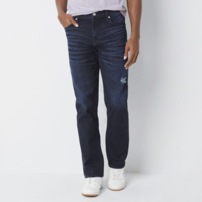 Arizona Advance Flex 360 Mens Straight Leg Jean, Color Midnight Watch