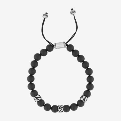 Genuine Black Onyx Beaded Bracelet