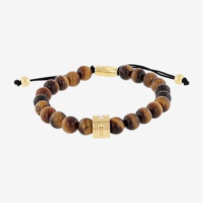 Genuine Red Tiger's Eye Beaded Bracelet