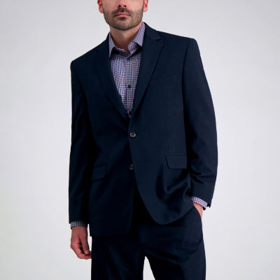 Haggar J.M. Haggar™ Mens Grid Stretch Fabric Classic Fit Suit Separates,  Color: Navy - JCPenney