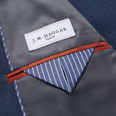 J.M. Haggar Plaid Suit Jacket