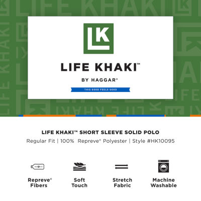 Life Khaki™ By Haggar® Short Sleeve Polo