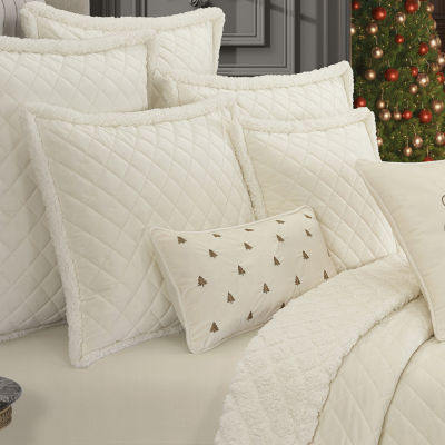 Queen Street Cozy Winter White 3-pc. Quilt Set