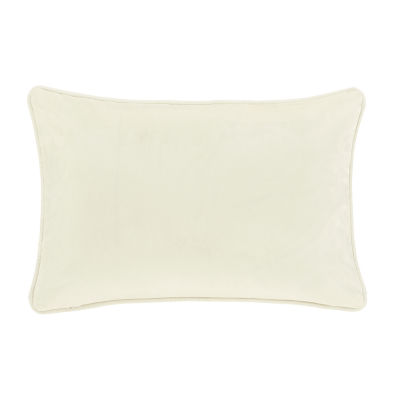 Queen Street Nicolas Winter White Rectangular Throw Pillow